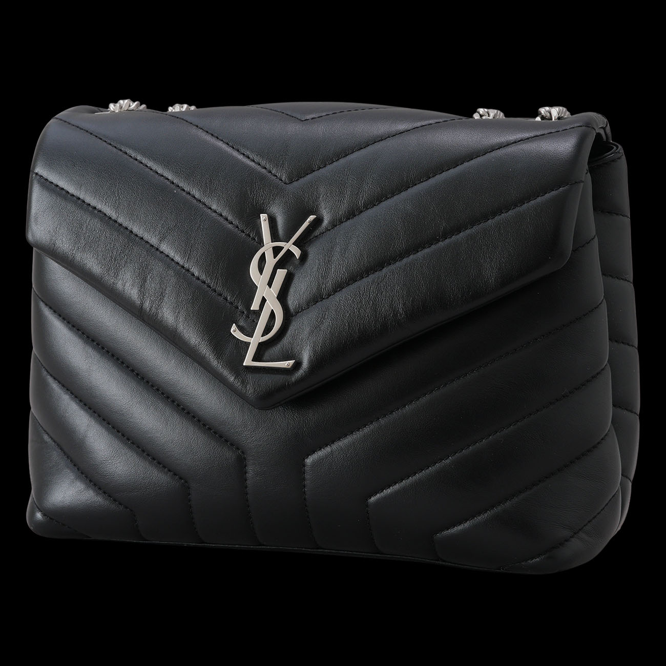 YVES SAINT LAURENT(USED)생로랑 494699 모노그램 쉐브론 루루백